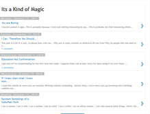 Tablet Screenshot of itsakindofmagic-zof.blogspot.com