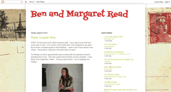 Desktop Screenshot of benandmargaretread.blogspot.com