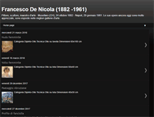 Tablet Screenshot of francescodenicola.blogspot.com