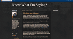 Desktop Screenshot of duec3-knowwhatimsaying.blogspot.com