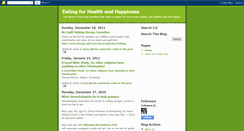 Desktop Screenshot of eatingforhealthandhappiness.blogspot.com