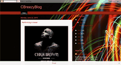 Desktop Screenshot of cbreezyblog.blogspot.com