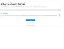 Tablet Screenshot of abbotsfordautodealers.blogspot.com