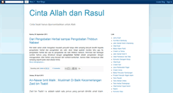 Desktop Screenshot of cintahakikicintailahi.blogspot.com