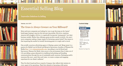 Desktop Screenshot of essentialsellingblog.blogspot.com