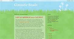 Desktop Screenshot of gintasticreads.blogspot.com
