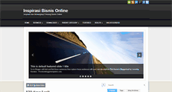 Desktop Screenshot of bisnisonline-2011.blogspot.com