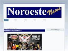 Tablet Screenshot of jornalnoroestenews.blogspot.com