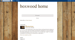 Desktop Screenshot of boxwood-home.blogspot.com