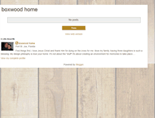 Tablet Screenshot of boxwood-home.blogspot.com