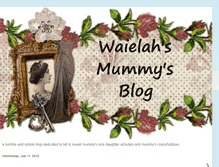 Tablet Screenshot of mummywaielah.blogspot.com