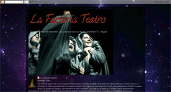 Desktop Screenshot of lafactoriateatro.blogspot.com