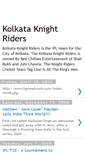 Mobile Screenshot of kolkata-knightriders.blogspot.com
