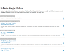 Tablet Screenshot of kolkata-knightriders.blogspot.com