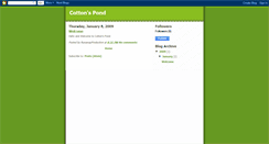 Desktop Screenshot of cottonspond.blogspot.com