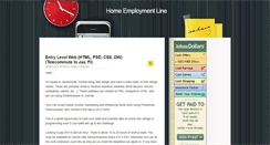 Desktop Screenshot of homeemploymentline.blogspot.com