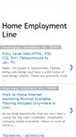 Mobile Screenshot of homeemploymentline.blogspot.com