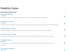Tablet Screenshot of disabilityclaimslt.blogspot.com