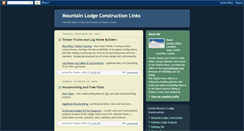 Desktop Screenshot of mountain-lodge-construction-links.blogspot.com