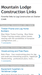Mobile Screenshot of mountain-lodge-construction-links.blogspot.com