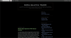 Desktop Screenshot of bursamalaysiatrader.blogspot.com