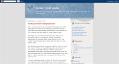 Desktop Screenshot of europe-travel-planning.blogspot.com