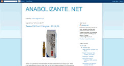 Desktop Screenshot of anabolizantenet.blogspot.com