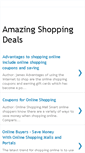 Mobile Screenshot of amazingshoppingdeals.blogspot.com