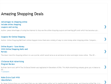 Tablet Screenshot of amazingshoppingdeals.blogspot.com