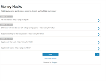Tablet Screenshot of moneyhacks.blogspot.com