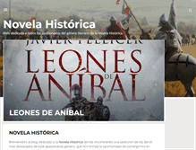 Tablet Screenshot of novela-historica.blogspot.com