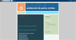 Desktop Screenshot of producciondepavoscriollos.blogspot.com
