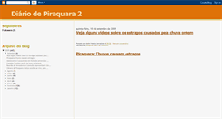 Desktop Screenshot of diariodepiraquara.blogspot.com