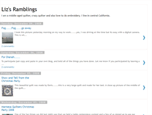 Tablet Screenshot of lizzramblings.blogspot.com