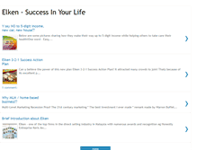 Tablet Screenshot of elkensuccessinlife.blogspot.com