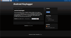 Desktop Screenshot of androidkeylogger.blogspot.com