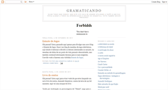 Desktop Screenshot of gramaticasimples.blogspot.com