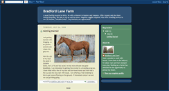 Desktop Screenshot of bradfordlanefarm.blogspot.com