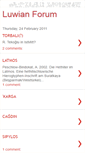 Mobile Screenshot of luwianforum.blogspot.com