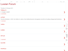 Tablet Screenshot of luwianforum.blogspot.com