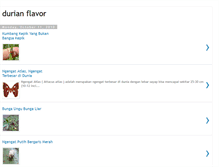 Tablet Screenshot of durianflavor.blogspot.com
