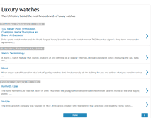 Tablet Screenshot of lux-watches.blogspot.com