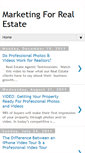 Mobile Screenshot of marketingforrealestate.blogspot.com