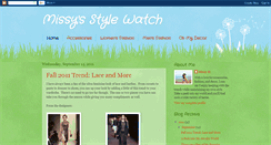 Desktop Screenshot of missystylewatch.blogspot.com