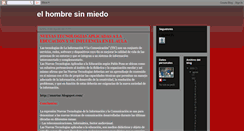 Desktop Screenshot of edu-elhombresinmiedo.blogspot.com