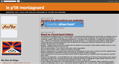 Desktop Screenshot of leptitmontagnard.blogspot.com