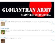 Tablet Screenshot of gloranthanarmy.blogspot.com