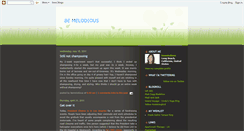 Desktop Screenshot of bemelodious.blogspot.com