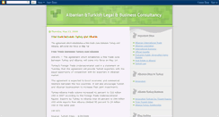 Desktop Screenshot of albanian-turkishconsultancy.blogspot.com