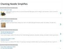 Tablet Screenshot of chantingneedlesimplifies.blogspot.com